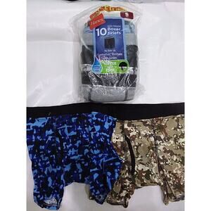 Hanes Boys Tagless Briefs Small 10 Pk